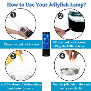 Jellyfish light info graphic with how to use