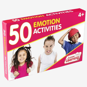 50 Emotions Activities by Junior Learning 858426007642 box on white background