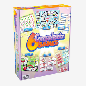 6 Comprehension Games by Junior Learning 856258003733 box on white background