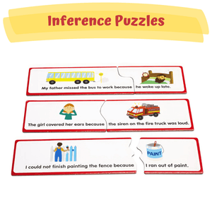 6 Comprehension Games by Junior Learning Inference puzzles