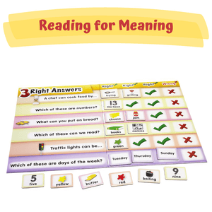 6 Comprehension Games by Junior Learning Reading for Meaning game