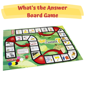 6 Comprehension Games by Junior Learning What's the Answer board game