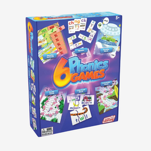 6 Phonics Games by Junior Learning 856258003610 box on white background