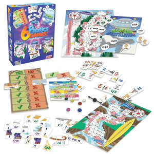 6 Phonics Games by Junior Learning box and contents on white background