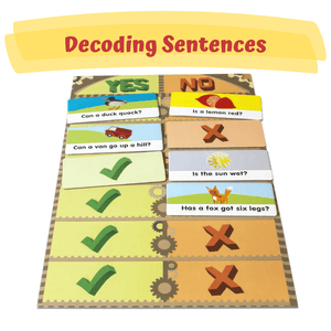 6 Phonics Games by Junior Learning Decoding Sentences game