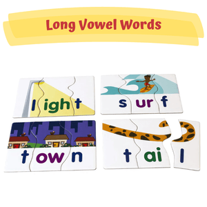 6 Phonics Games by Junior Learning Long Vowel Words game