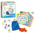 Caucasian boy playing Alphabet Bingo by Peaceable Kingdom PKGM112