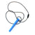 Ark Therapeutic Bite Saber Chewing Necklace royal blue xxt with cord on white background