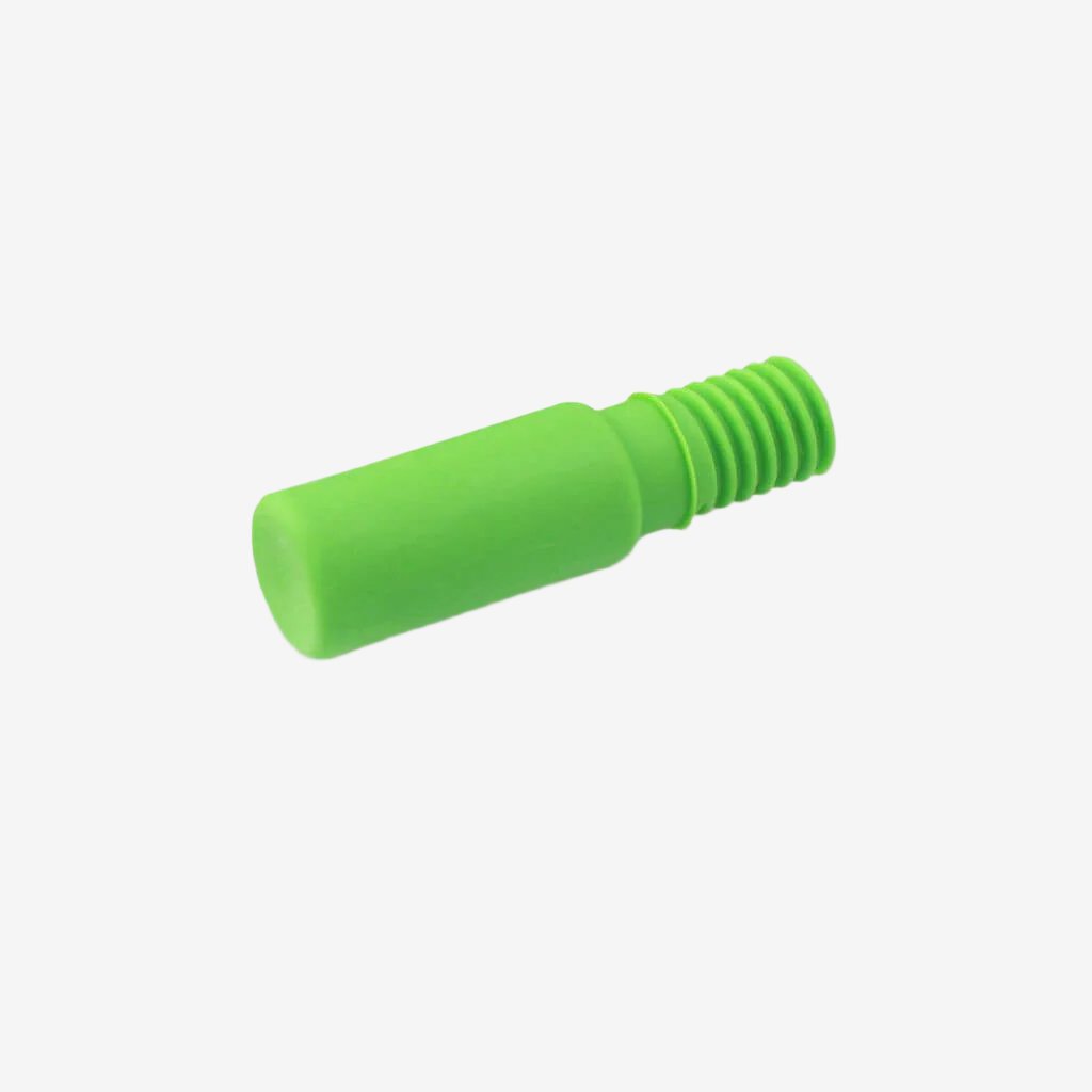 Ark Therapeutic Z-Vibe Bite-n-Chew tip green on white background
