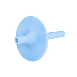 Ark Therapeutic lip blok standard straw mouthpiece 1/2" blue front view
