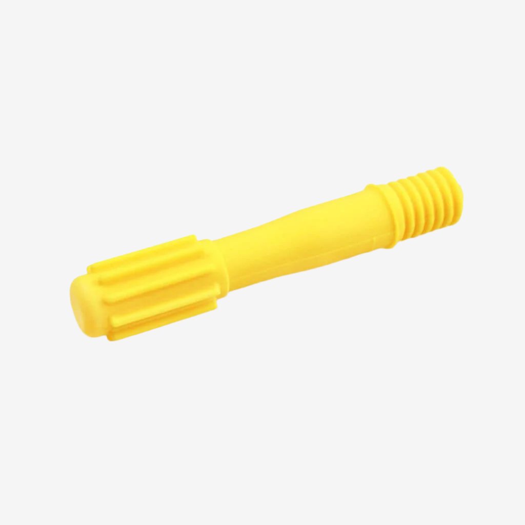 Ark's Z-Vibe Preefer Tip yellow on white background