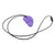 Ark best friend necklace lavender cord on white background