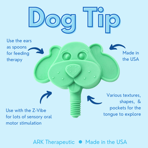 Ark dog tip for Z-Vibe info graphic