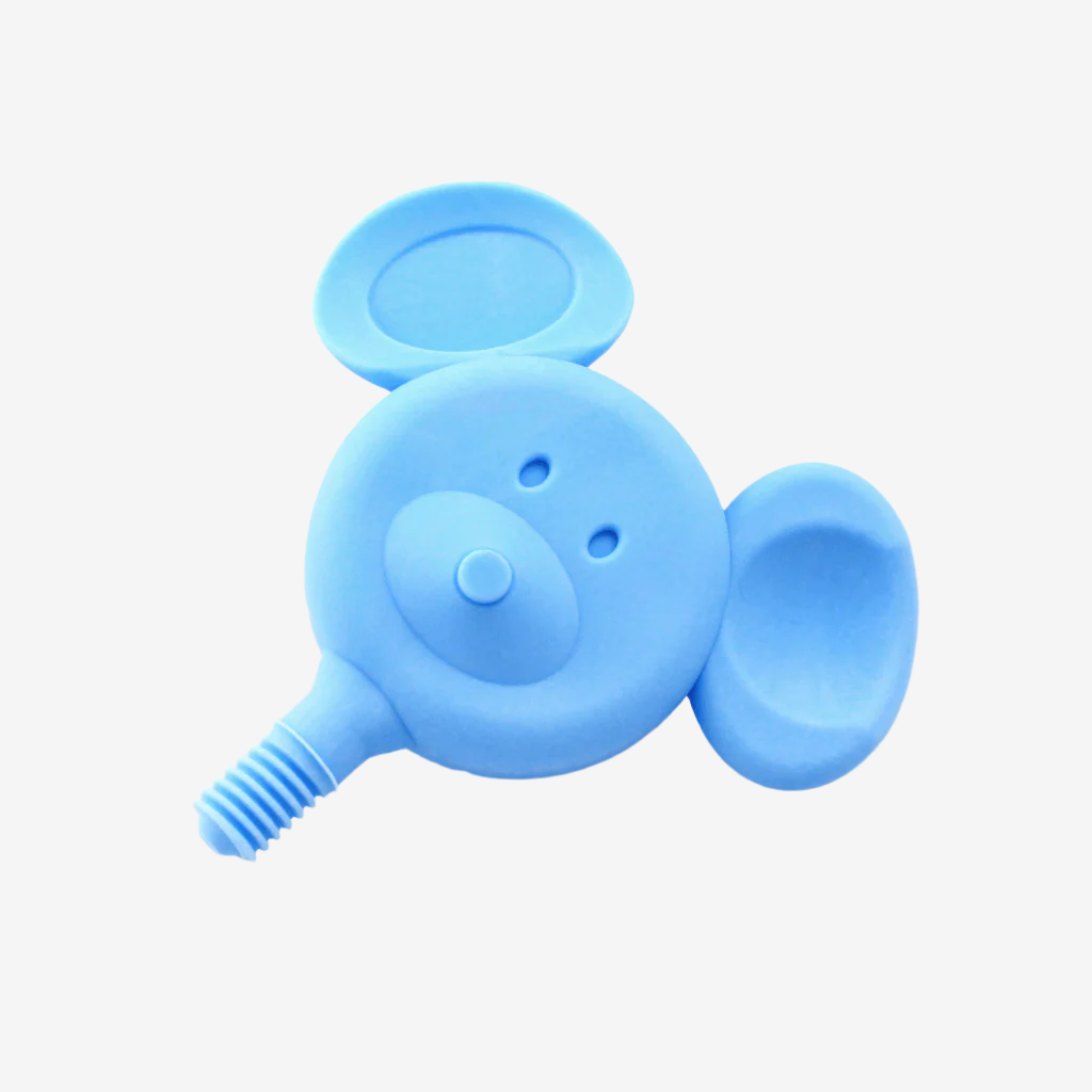 Ark mouse tip for Z-Vibe feeding therapy tool on white background