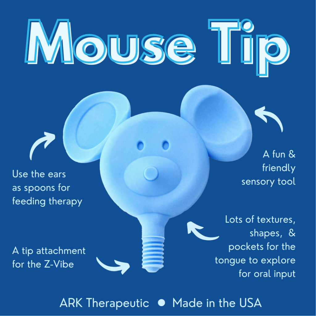 Ark mouse tip for Z-Vibe info graphic