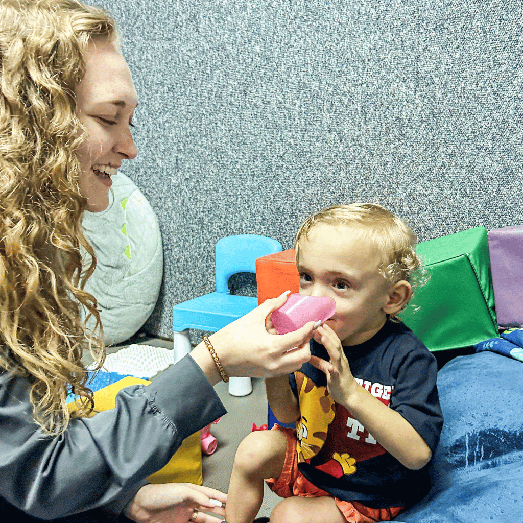 Ark's nosey flexi cut out autism sippy cup pack of 3 pink blue green small medium large