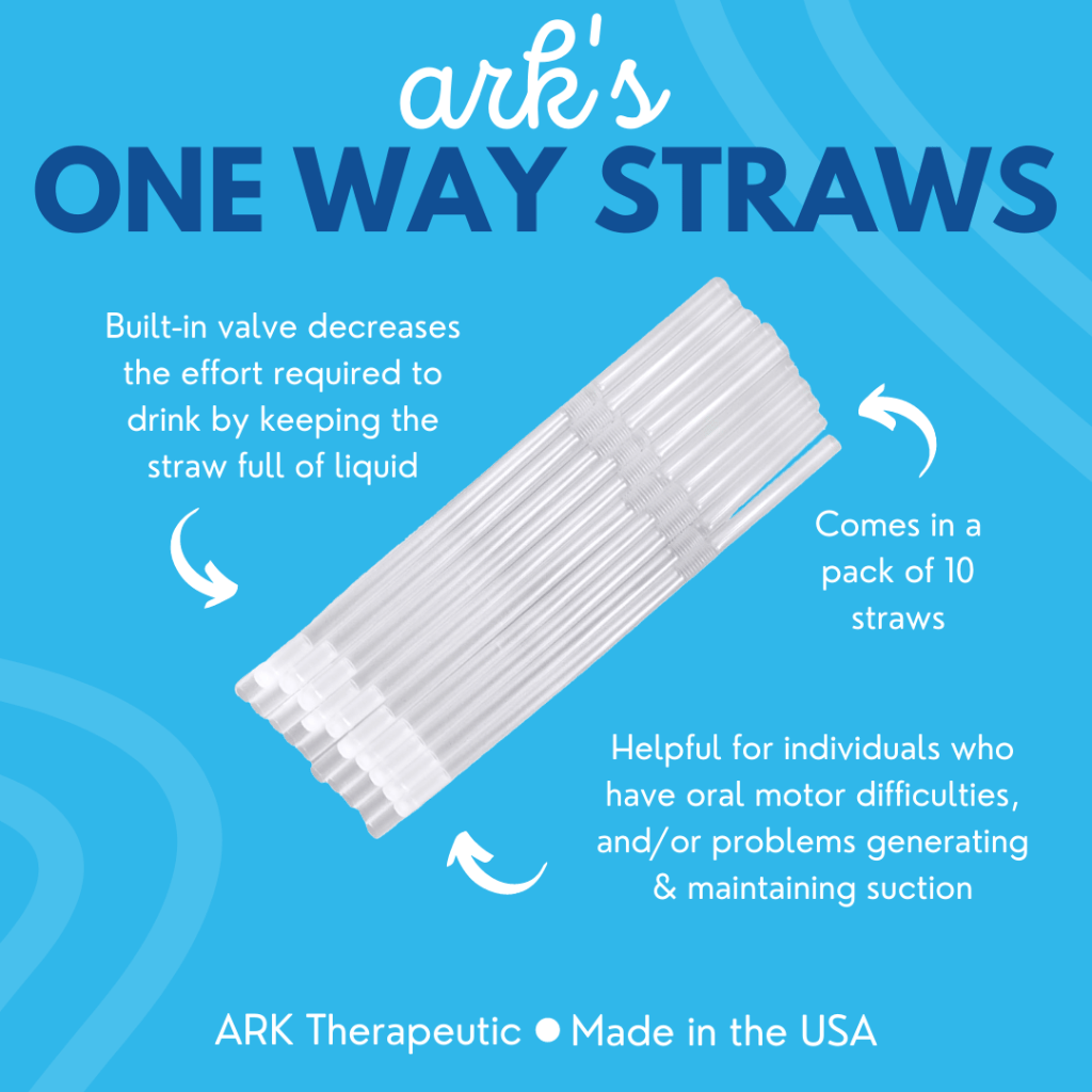 Ark one way straws info grapic