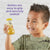 Asian boy holding the yellow Express Your Feelings Sensory Bottle by hand2mind 