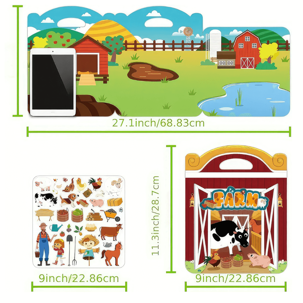 Reusable Sticker Book - Farm