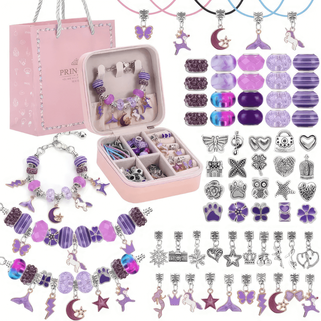 Bracelet making kit purple
