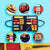 Busy book close up info graphic