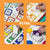 Busy book felt activities close up