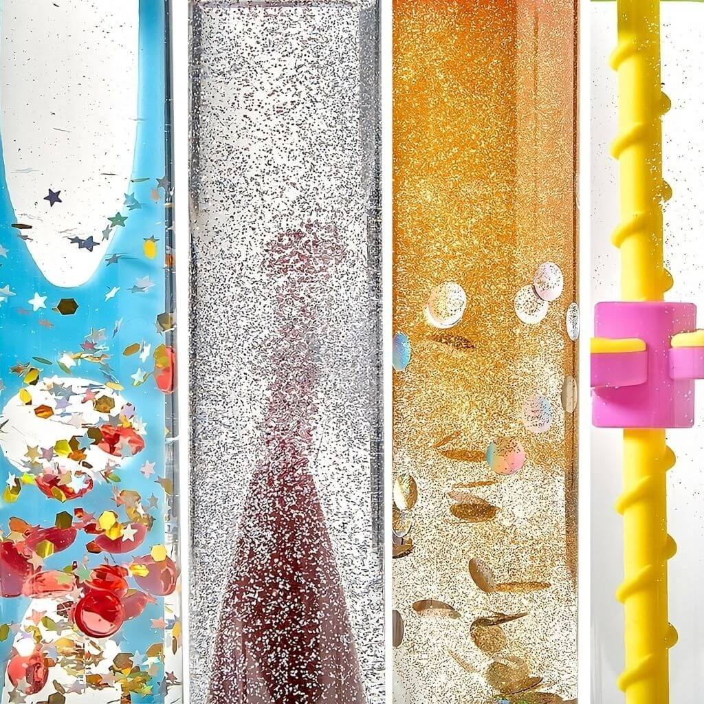 hand2mind Calming Sensory Fidget Tubes Set