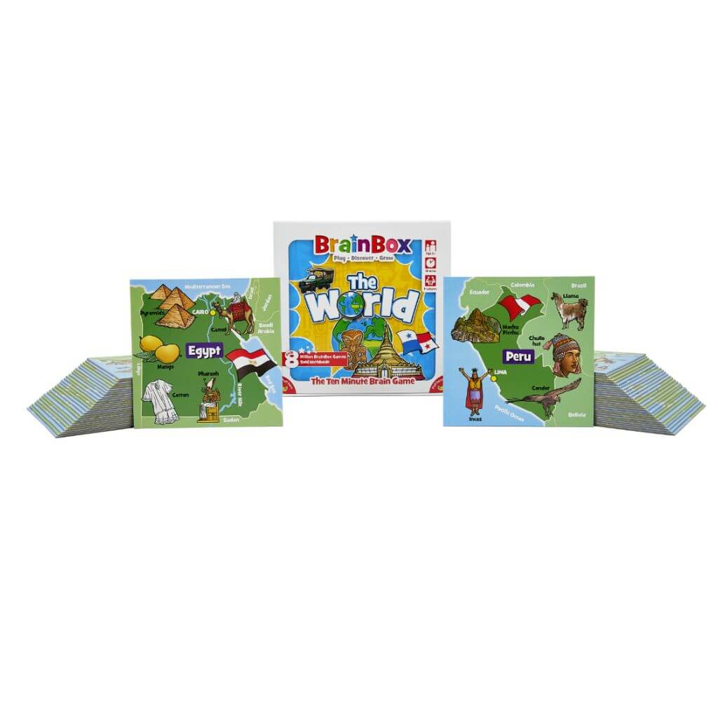 Cards stack of Brainbox Cities of the World 