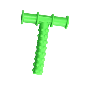 Chewy tubes autism green on white background