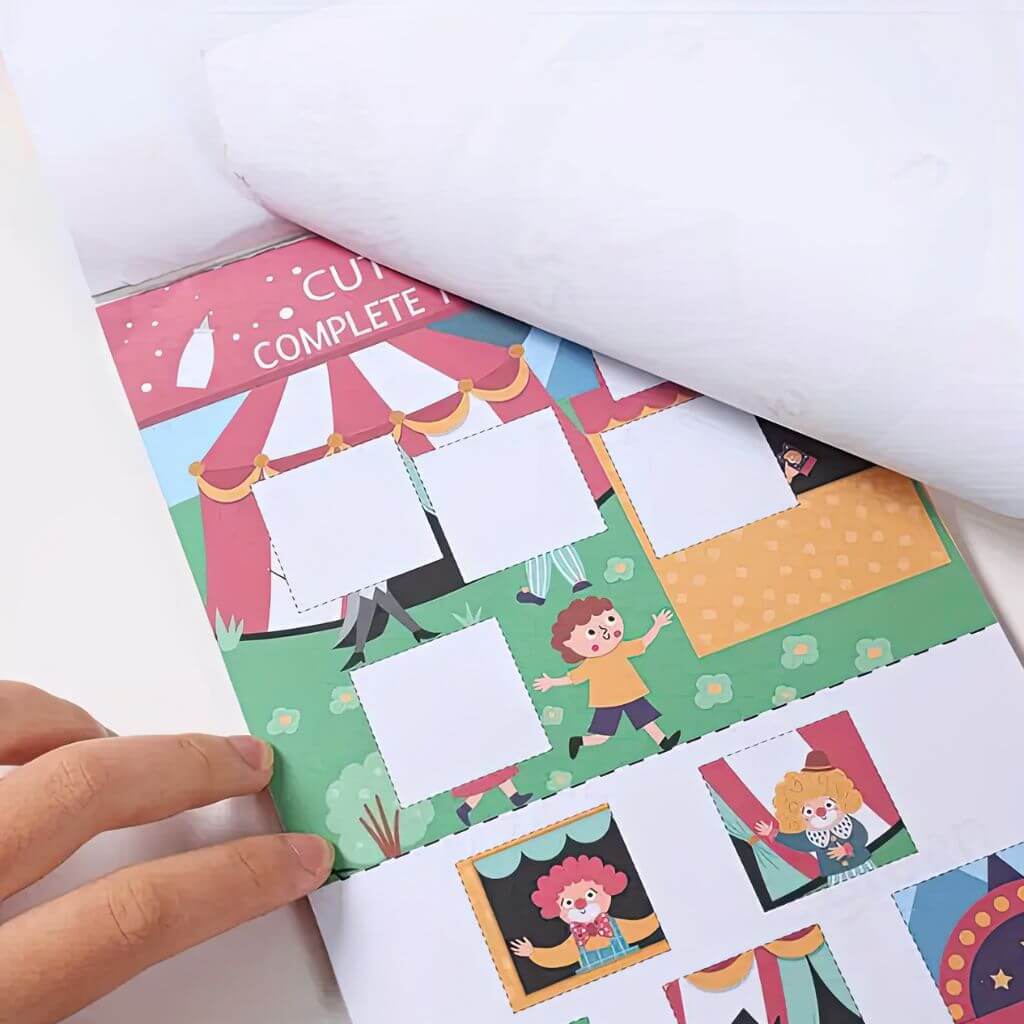 Cutting practice pages