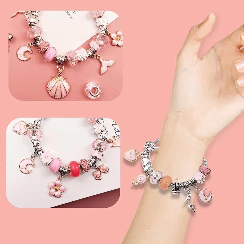 DIY bracelets with charms