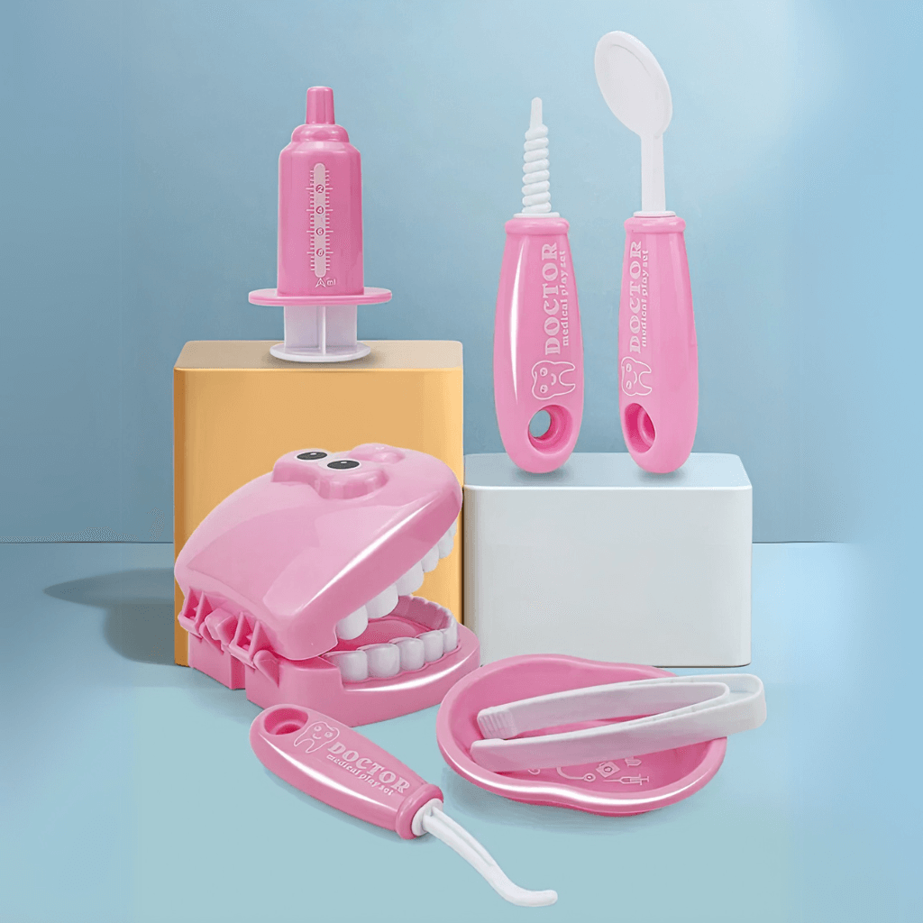Dentist play set pink