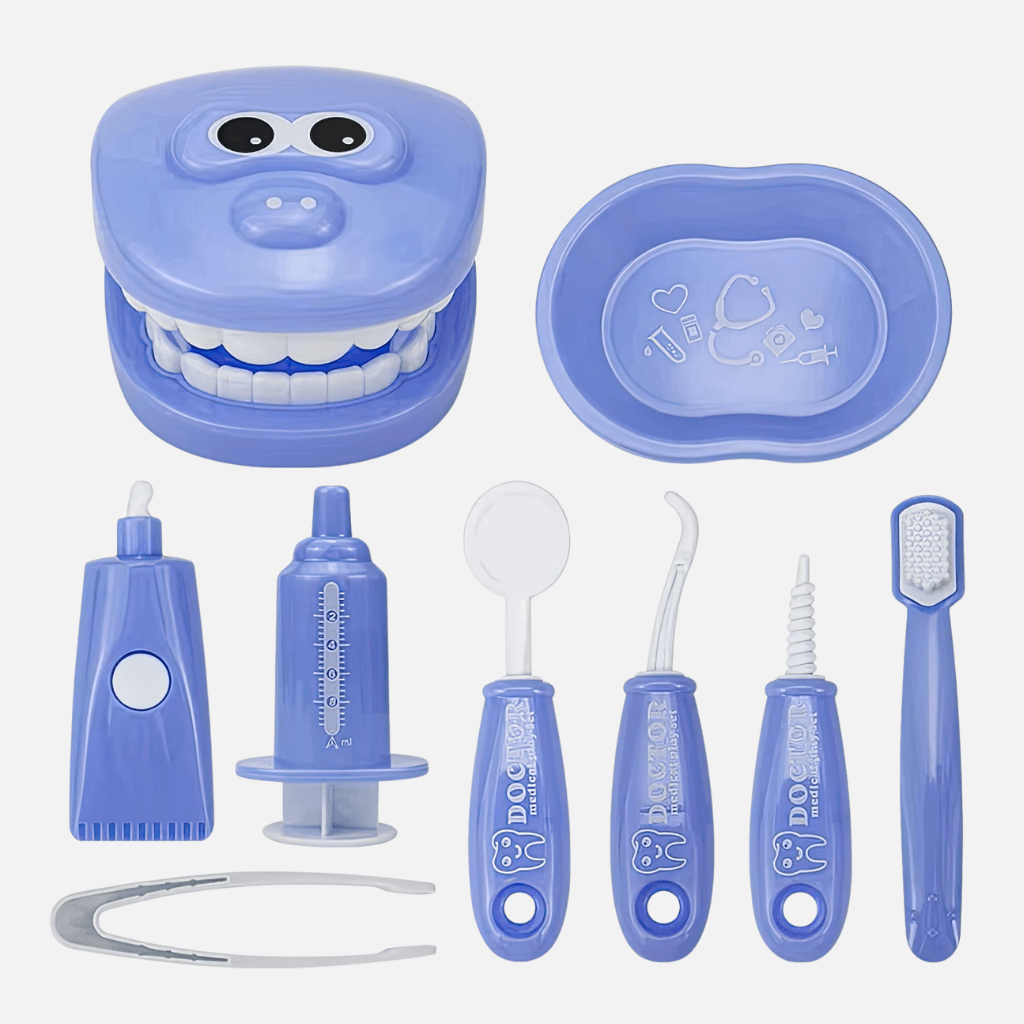 Dentist play set purple