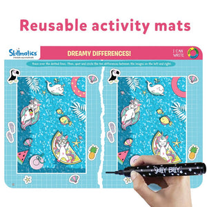 Dreamy Differences Skillmatics I Can Write! Write Wipe Activity Mat