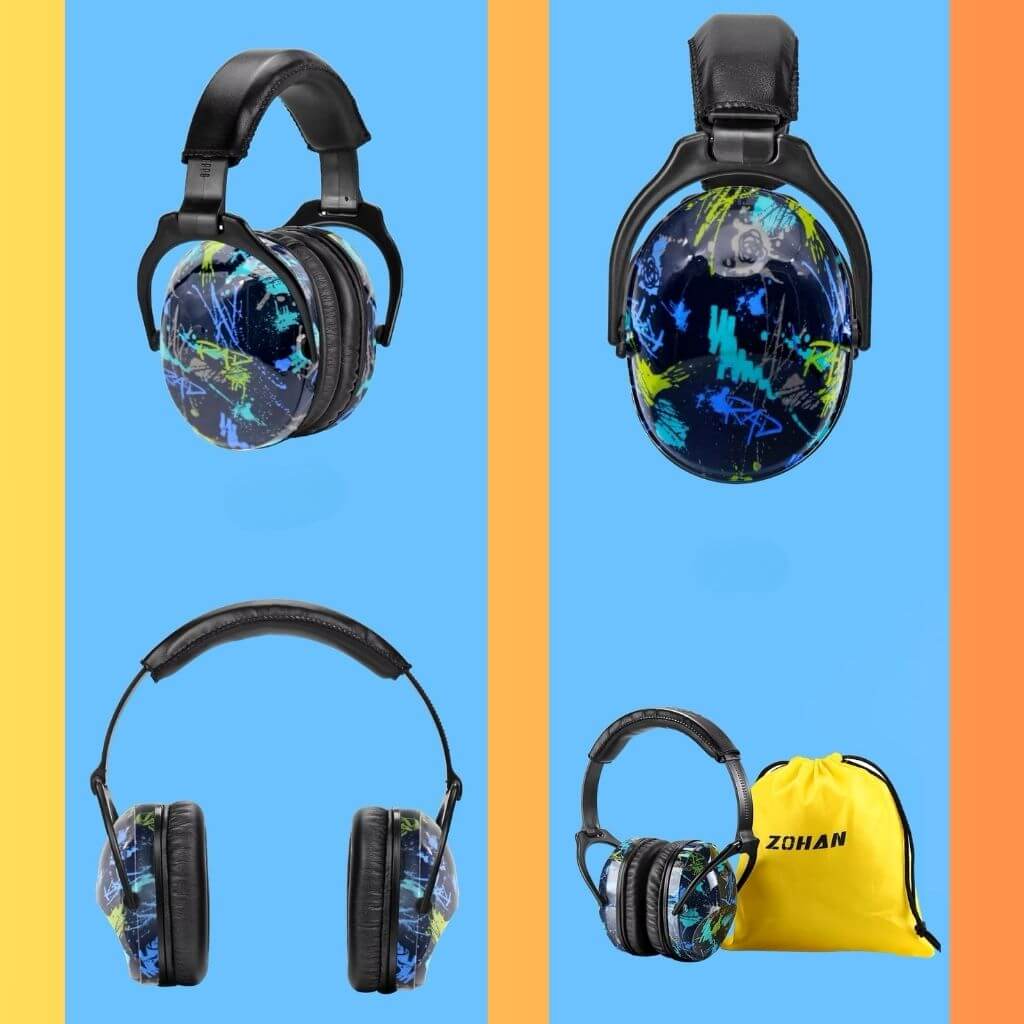 Earmuffs for kids photo collage