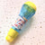 Echo microphone blue on a golden stars surface