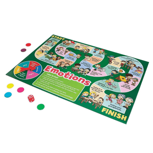 Emotions board game from the Social Skills Board Games by Junior Learning on white background