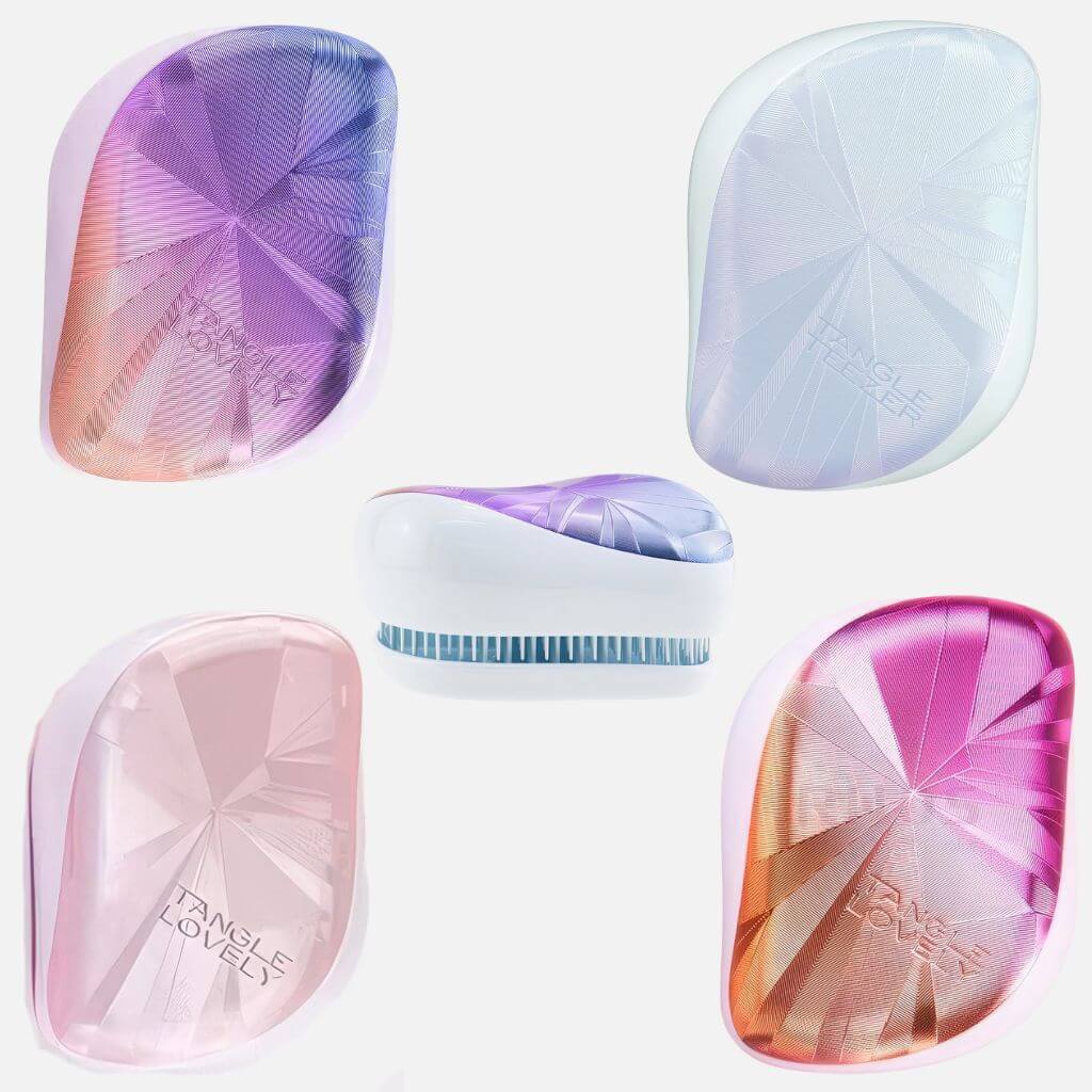 Five travel hair brushes