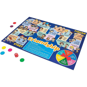 Friendship board game from the Social Skills Board Games by Junior Learning on white background