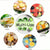 Fruit cutters shapes info graphic