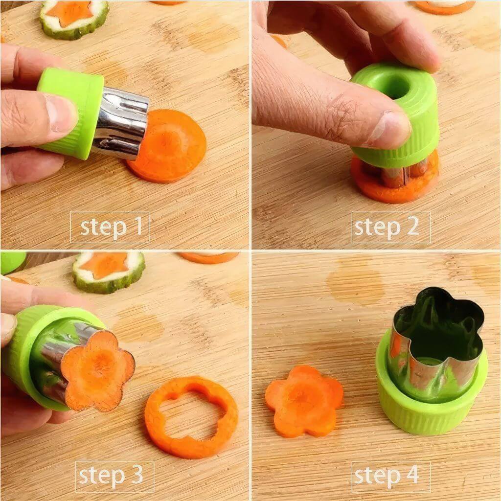 Fruit shape cutters photo collage