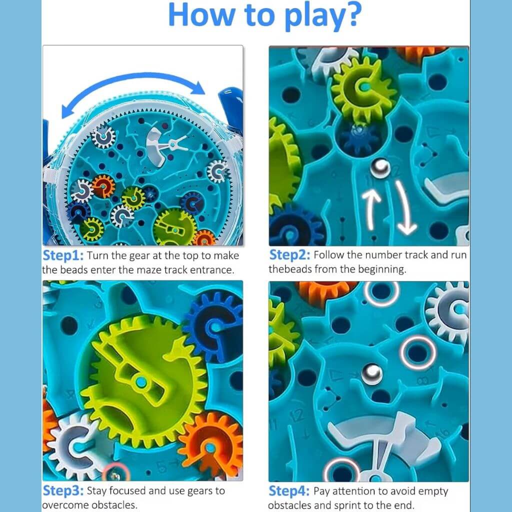 Gear maze instructions
