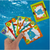 Go Fish card game for 3 year olds on blue background