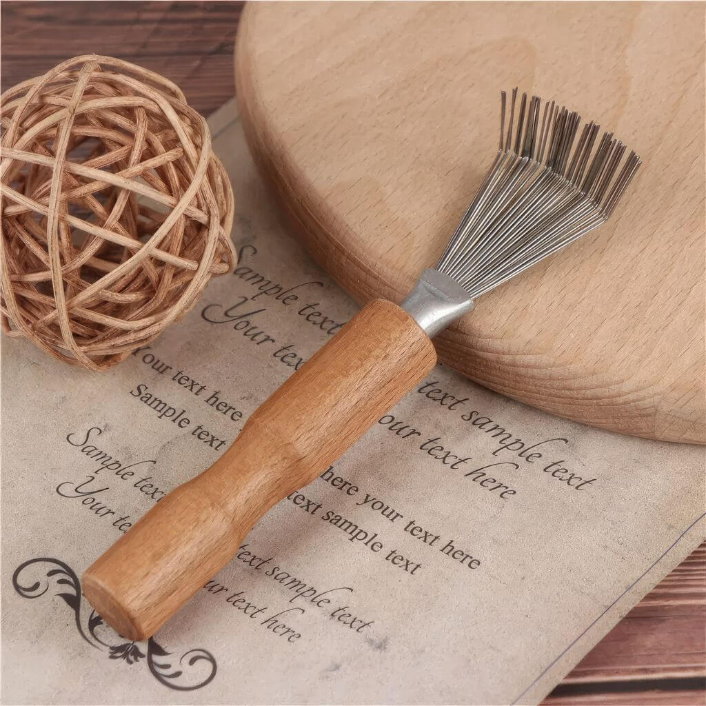 Hair brush cleaning brush