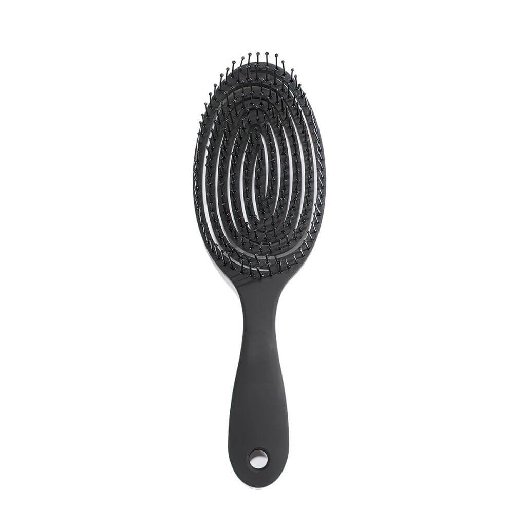 Hairbrush for thick hair black
