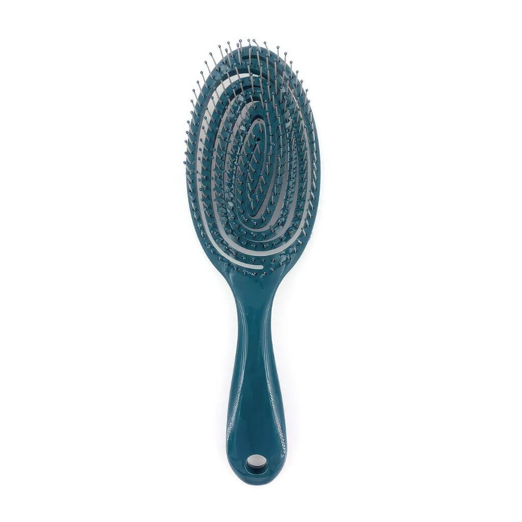 Hairbrush for thick hair dark teal