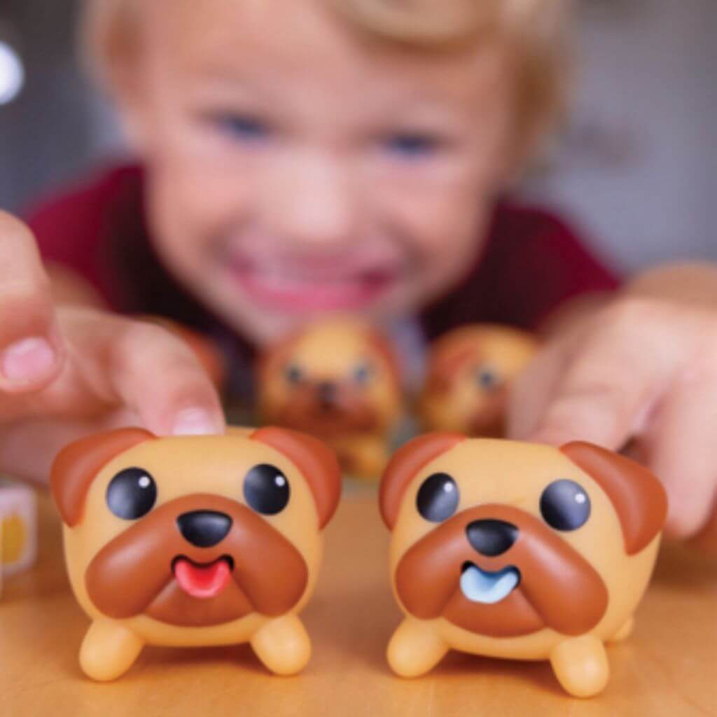 Happy kid Blue Orange Tongues Out
