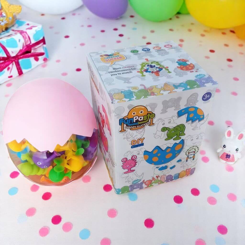 High chair suction toys and box