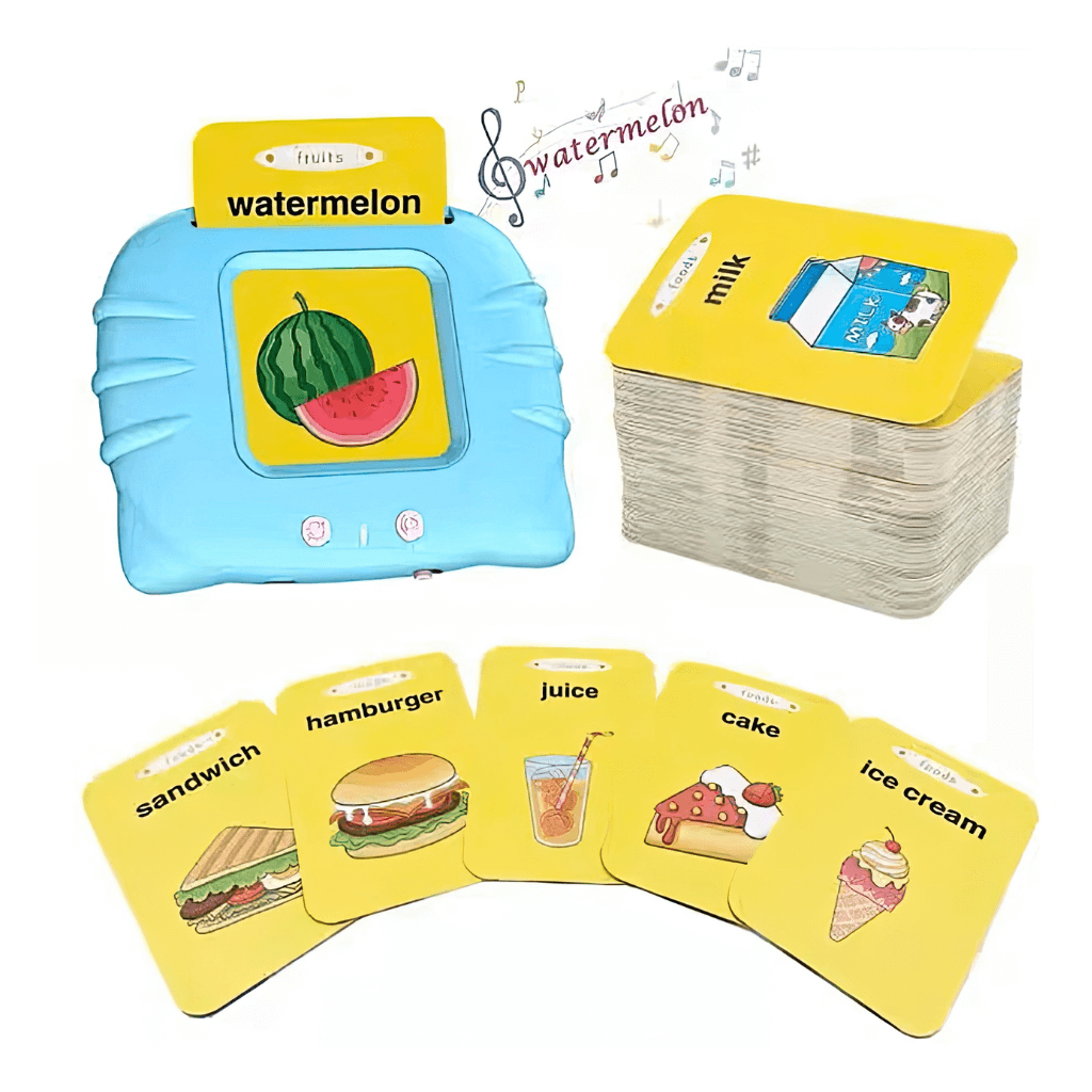 Interactive talking flash cards