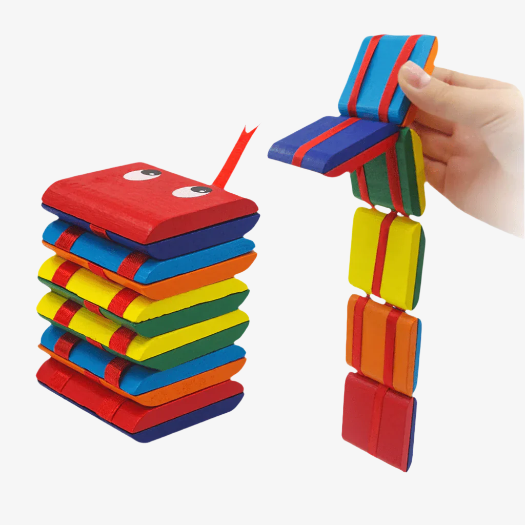 Jacobs ladder fidgeting toy